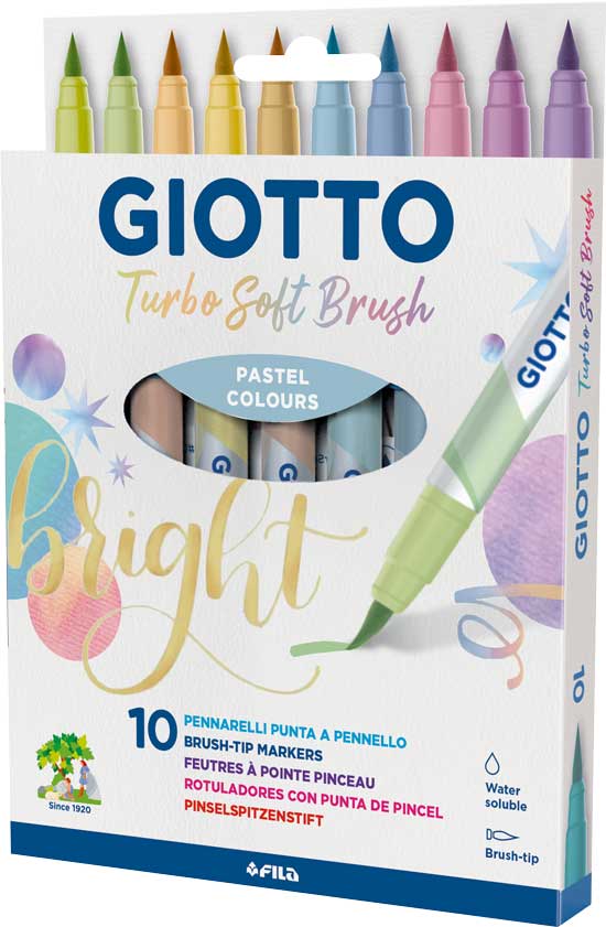 Giotto Turbo Soft Brush pastell