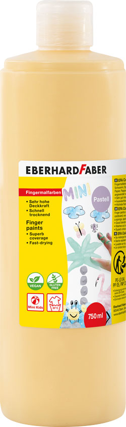 Fingermalfarbe pastell pfirsich