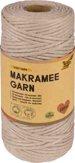 Makrameegarn taupe