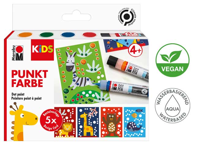 Kids Dot Pen Set Tiere