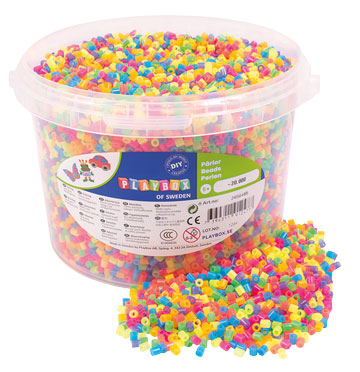 Bügelperlen Neonmix 20.000 Stück