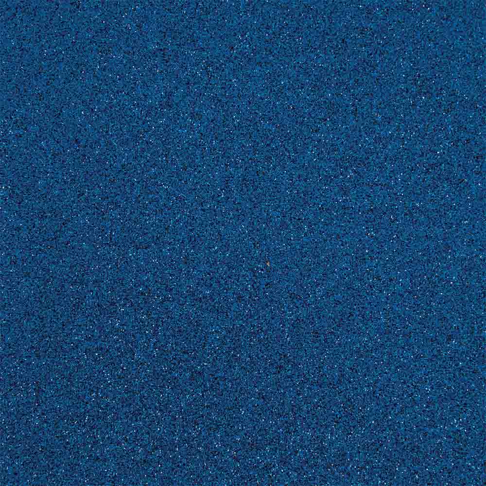 Glittermoosgummi blau, 5 Stück