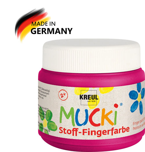 Mucki Textilfingerfarbe pink