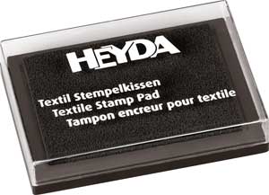 Textil Stempelkissen schwarz