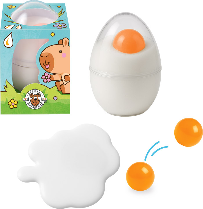 Slime Ei mit Flummi, 6 cm
