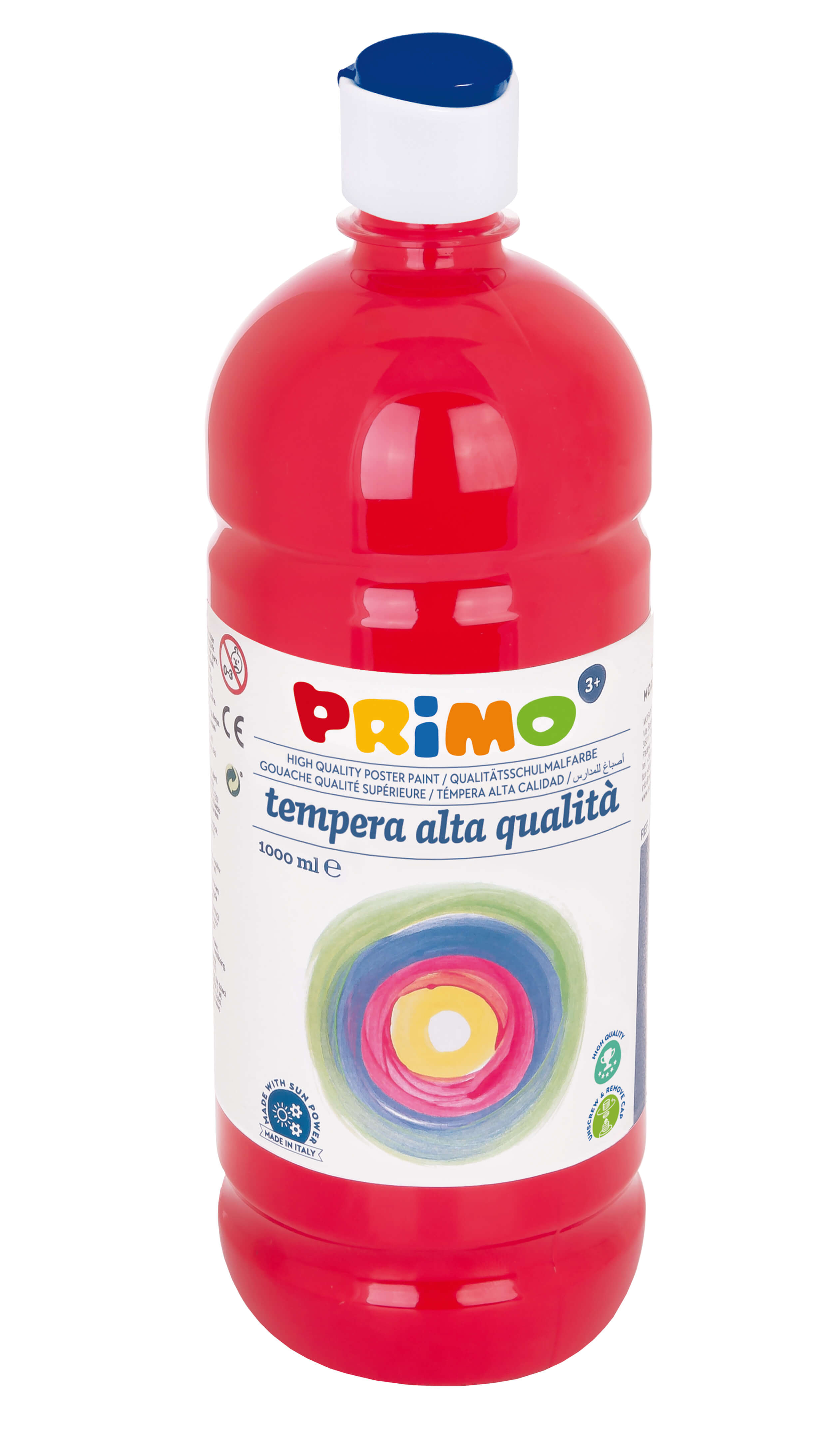 Primo Tempera zinnoberrot, 1000 ml