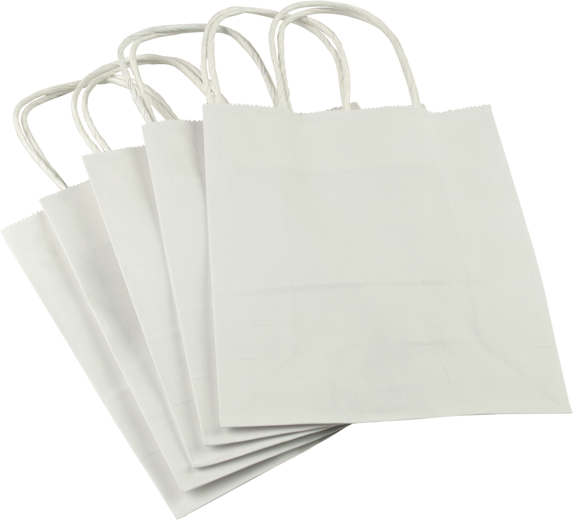 Papiertaschen weiß 18x8x21cm