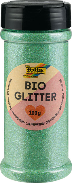 Glitter 100g mit Streukappe, irisierend mint
