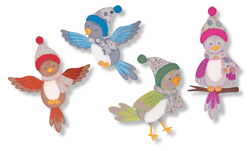 Kreativpaket Wintervögelchen