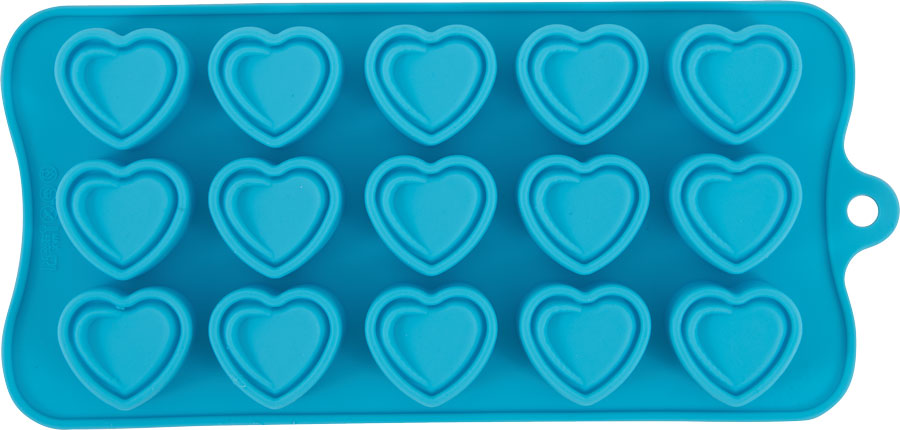 Silikonform Herzen, 10 x 20 cm