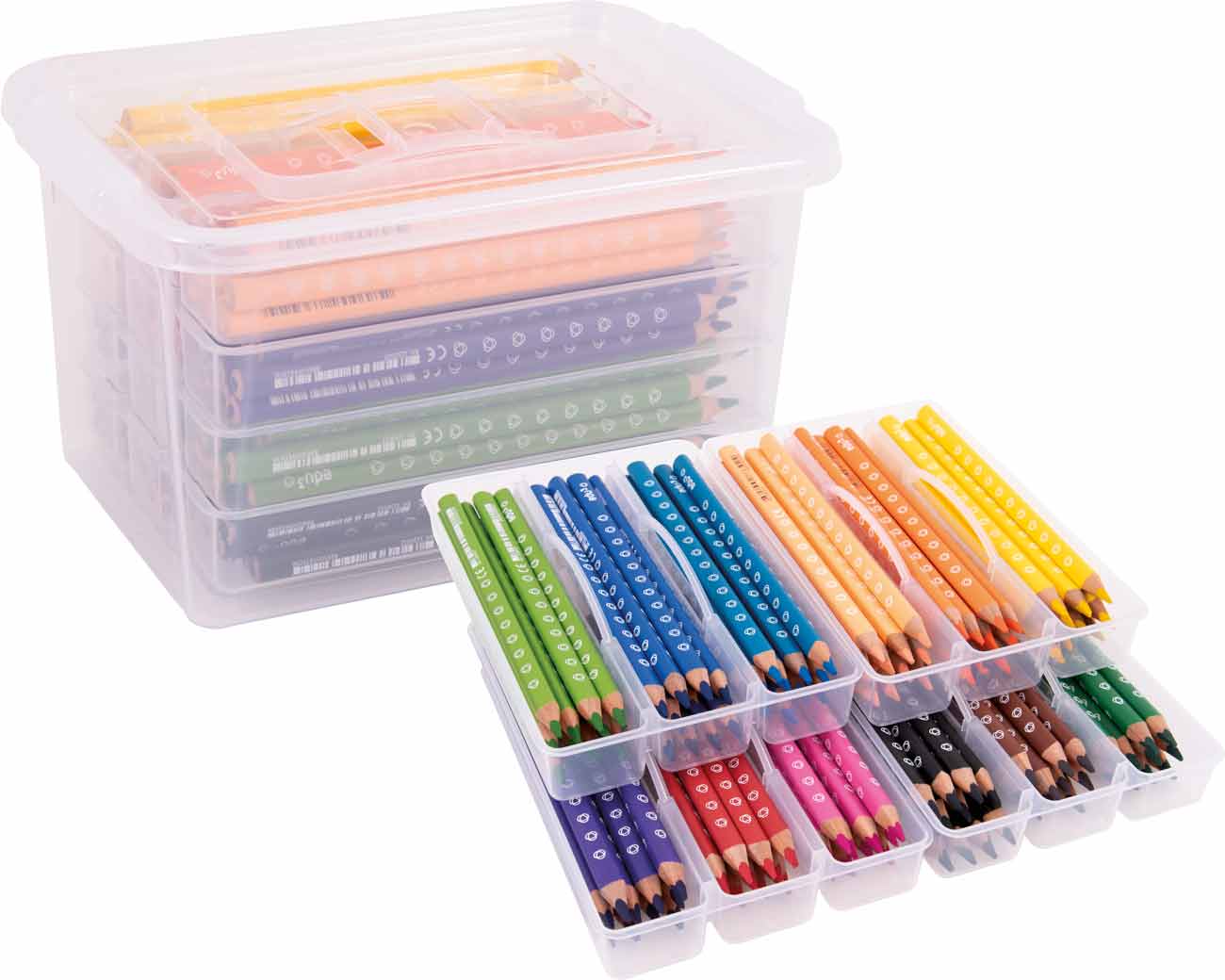 Jumbo Tri 120 Stück in 12 Farben sortiert