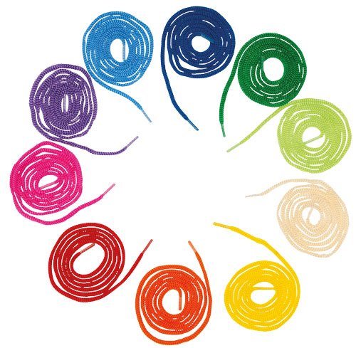 Regenbogen Fädelschnüre 20 Stück sortiert