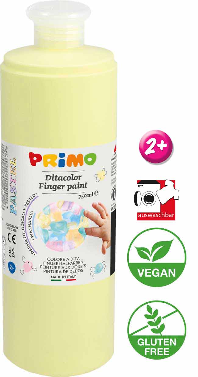 Fingermalfarbe Primo pastell vanille
