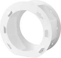 Laternenrohling rund weiß, 5 Stück