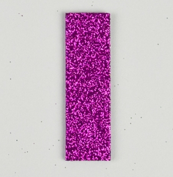 Glitterbuchstabe Maxi I lila