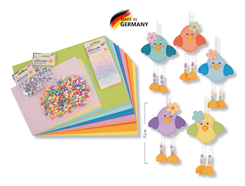 Kreativpaket Bunte Vögelchen