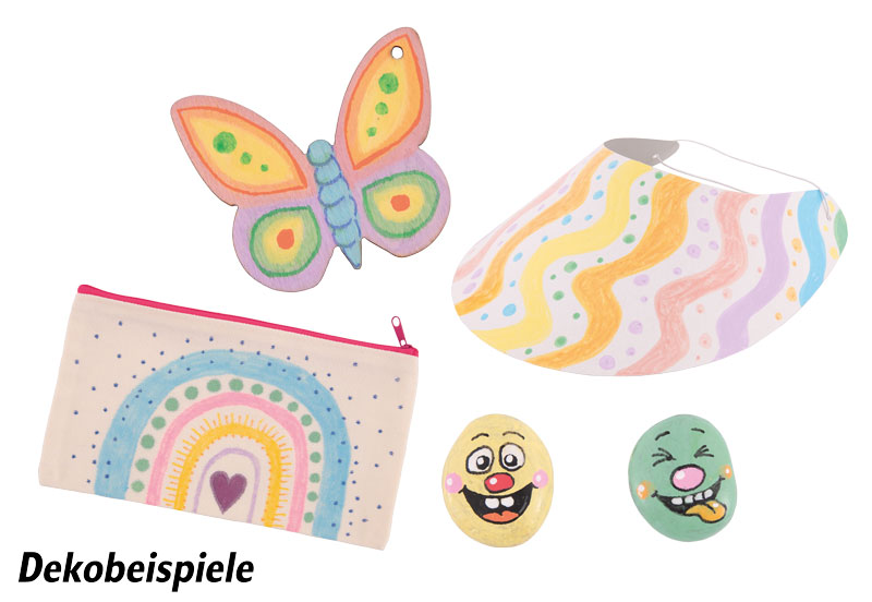 Multi Mark Acrylic pastell 6 Stück sortiert