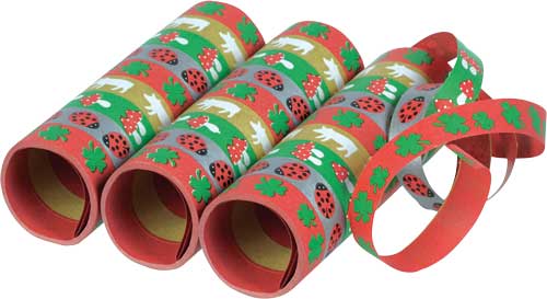 Luftschlangen Glückssymbole 3 Rollen