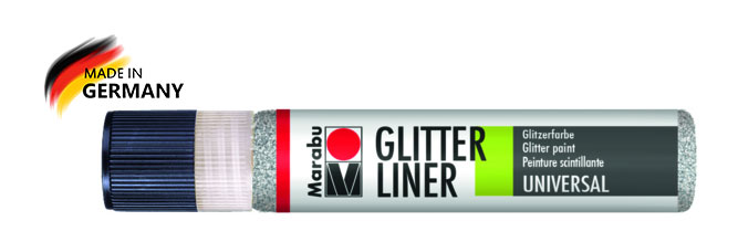 Glitterliner silber