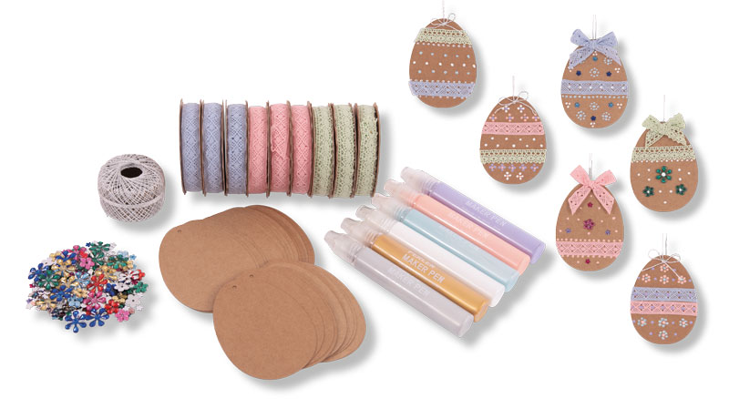 Kreativpaket Pastelliges Eierlei