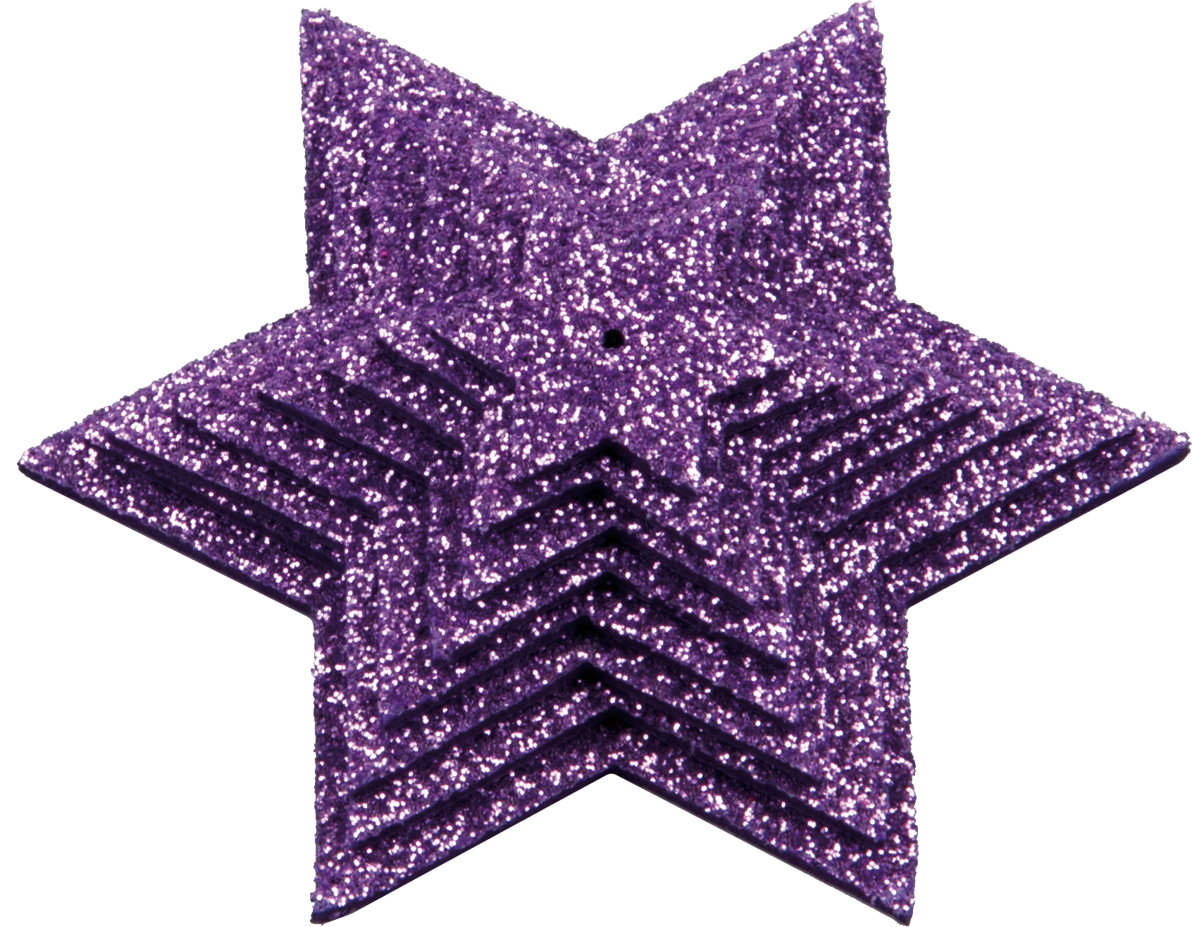 Glittersternenset lavendel
