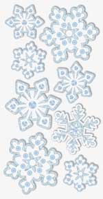 Sticker Eiskristalle