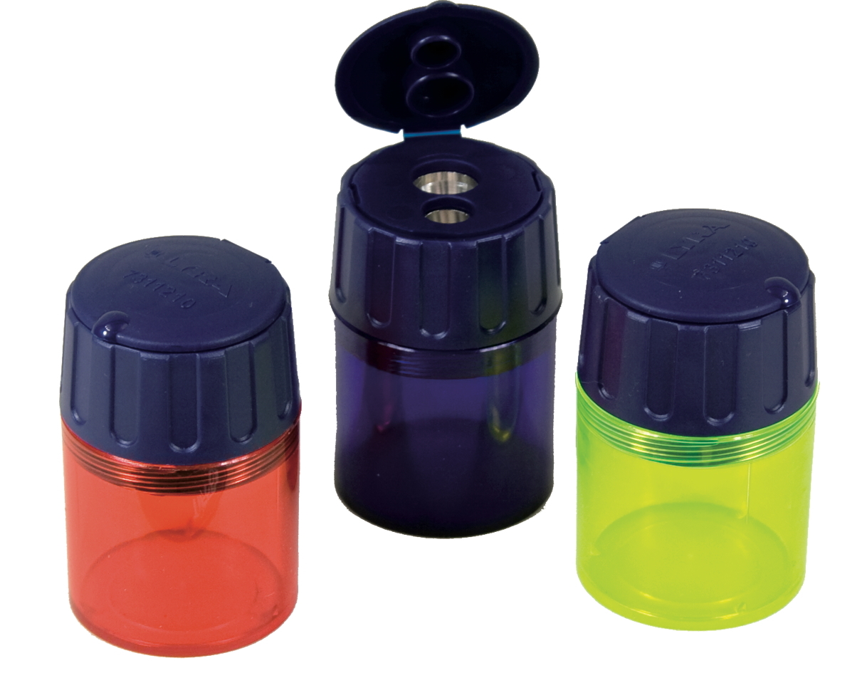 Doppelspitzerdose sortiert