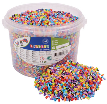 Bügelperlen Streifenmix 20.000 Stück