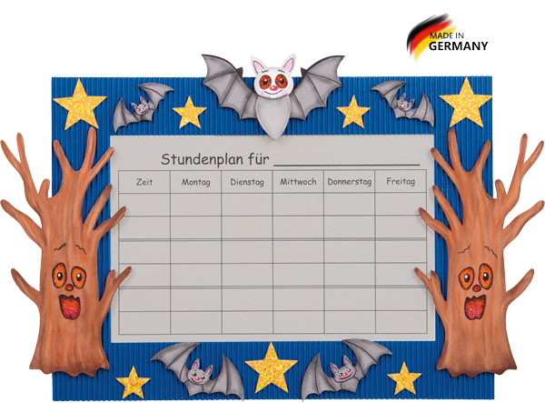 Stundenplan Bastelset Gruselspaß