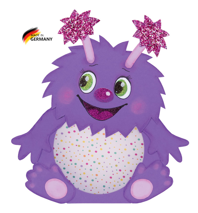 Laternen Bastelset Fanny Monster