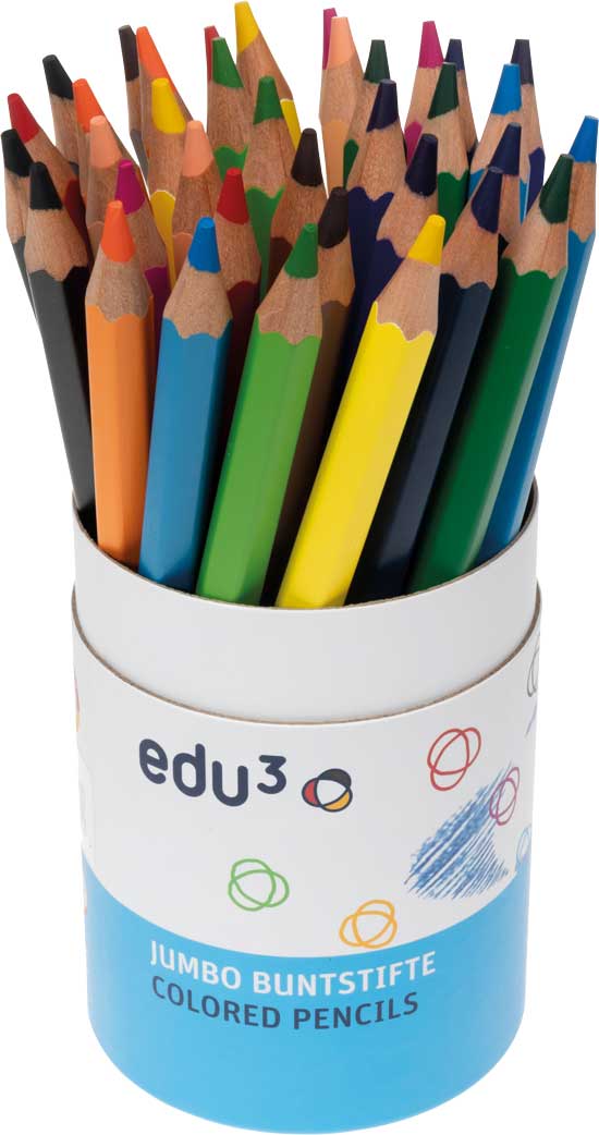 Jumbo 36 Stück in 12 Farben sortiert