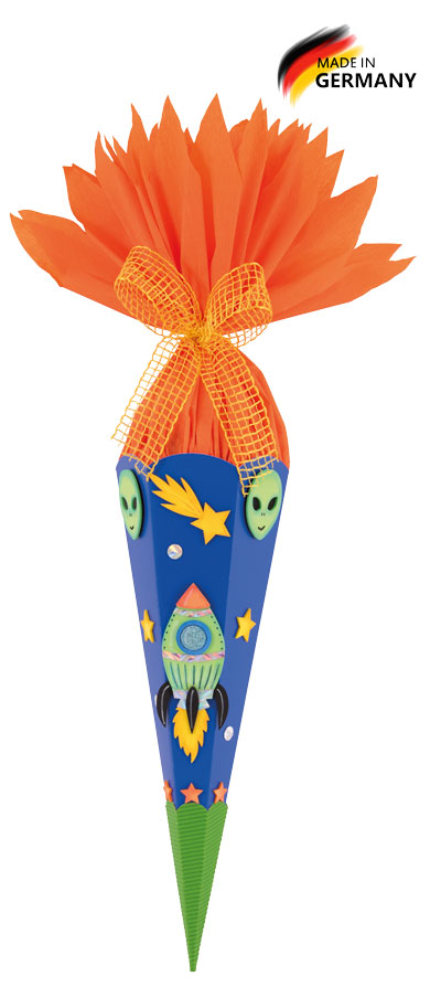 Geschwistertüten Bastelset Spacy - Raumschiff