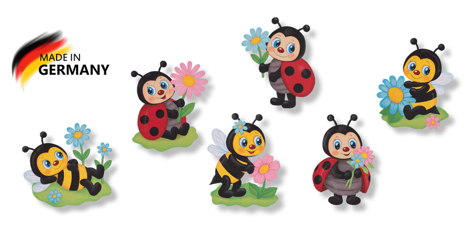 Kreativpaket Süße Marienkäfer & Bienen