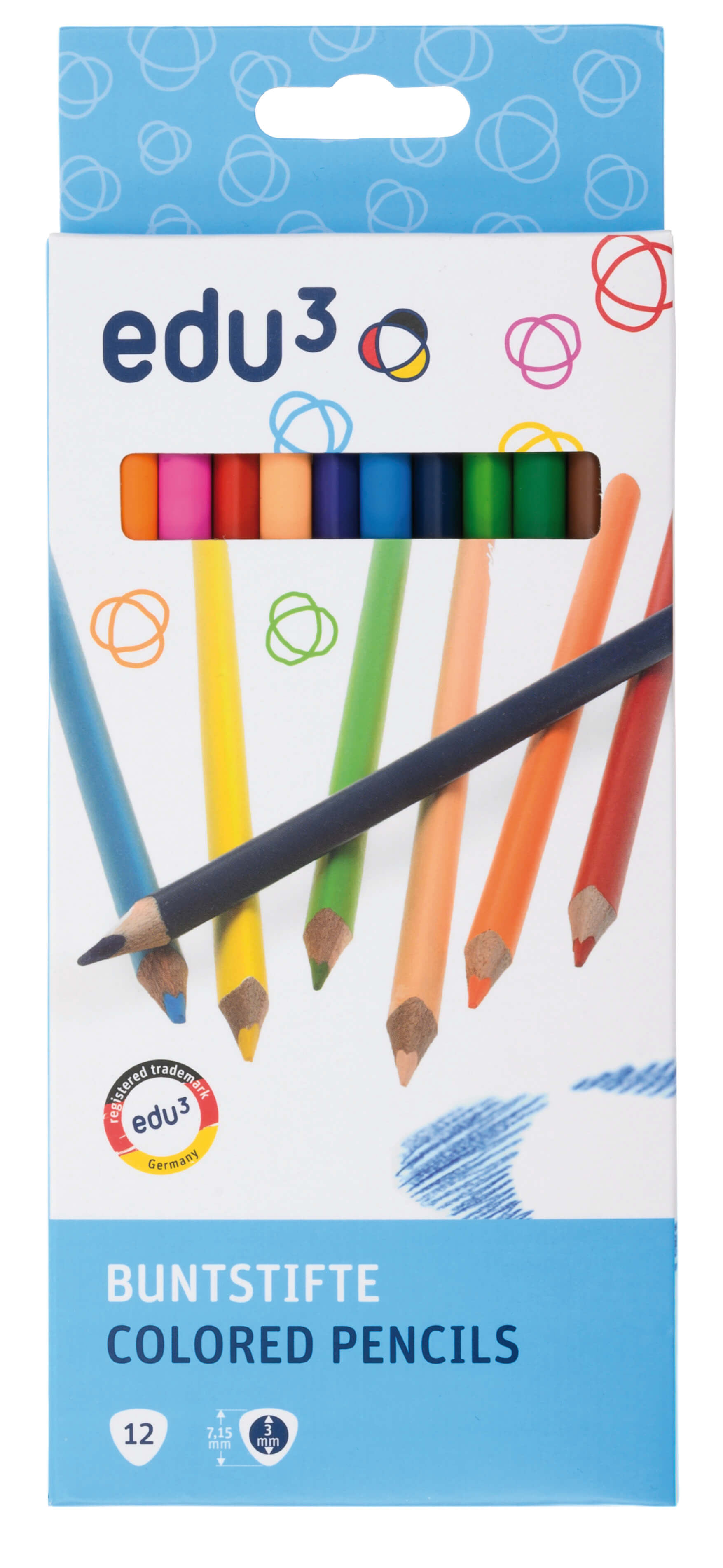 Buntstift Tri 12 Stück sortiert