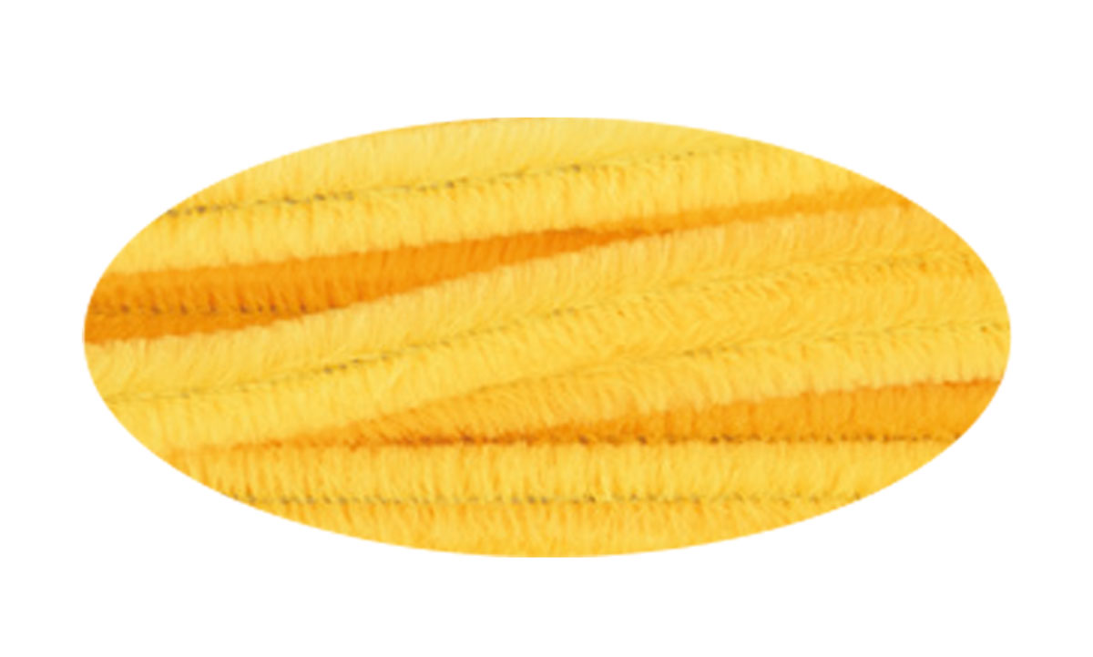 Biegeplüsch bananengelb, 10 Stück