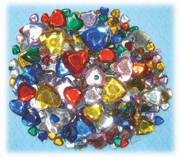 Schmucksteineset Herzen