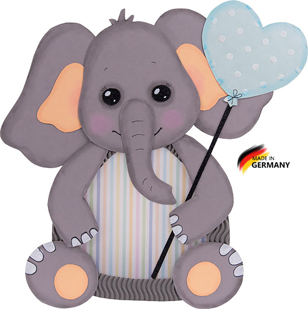 Laternen Bastelset Nancy Elefant