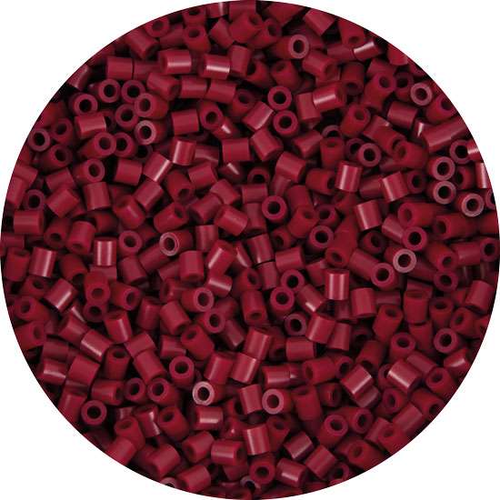 Bügelperlen midi kirschrot