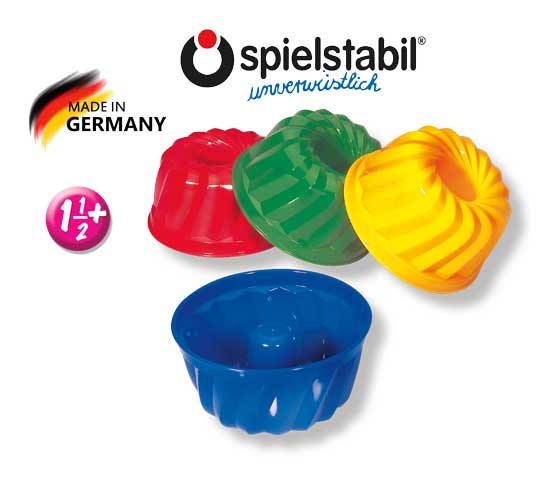 Sandförmchen Gugelhupf sortiert