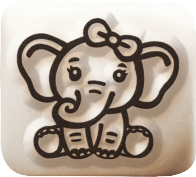 LaDot Tattoostein S Elefant