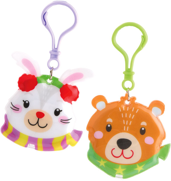 LED Taschenlicht mit Karabiner sortiert, 12 cm