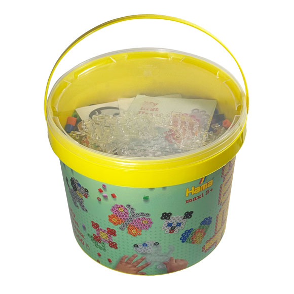 Bügelperlen maxi Eimer mit 3.000 Stück