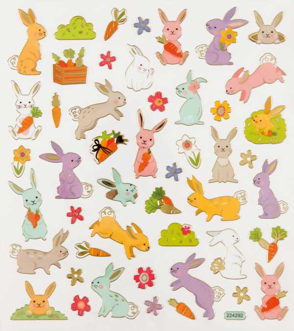 Designsticker Osterhasen