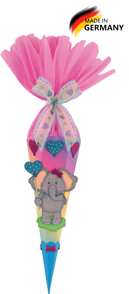 Geschwistertüte Bastelset Elefant - Geschwistertüten Bastelset Dolly