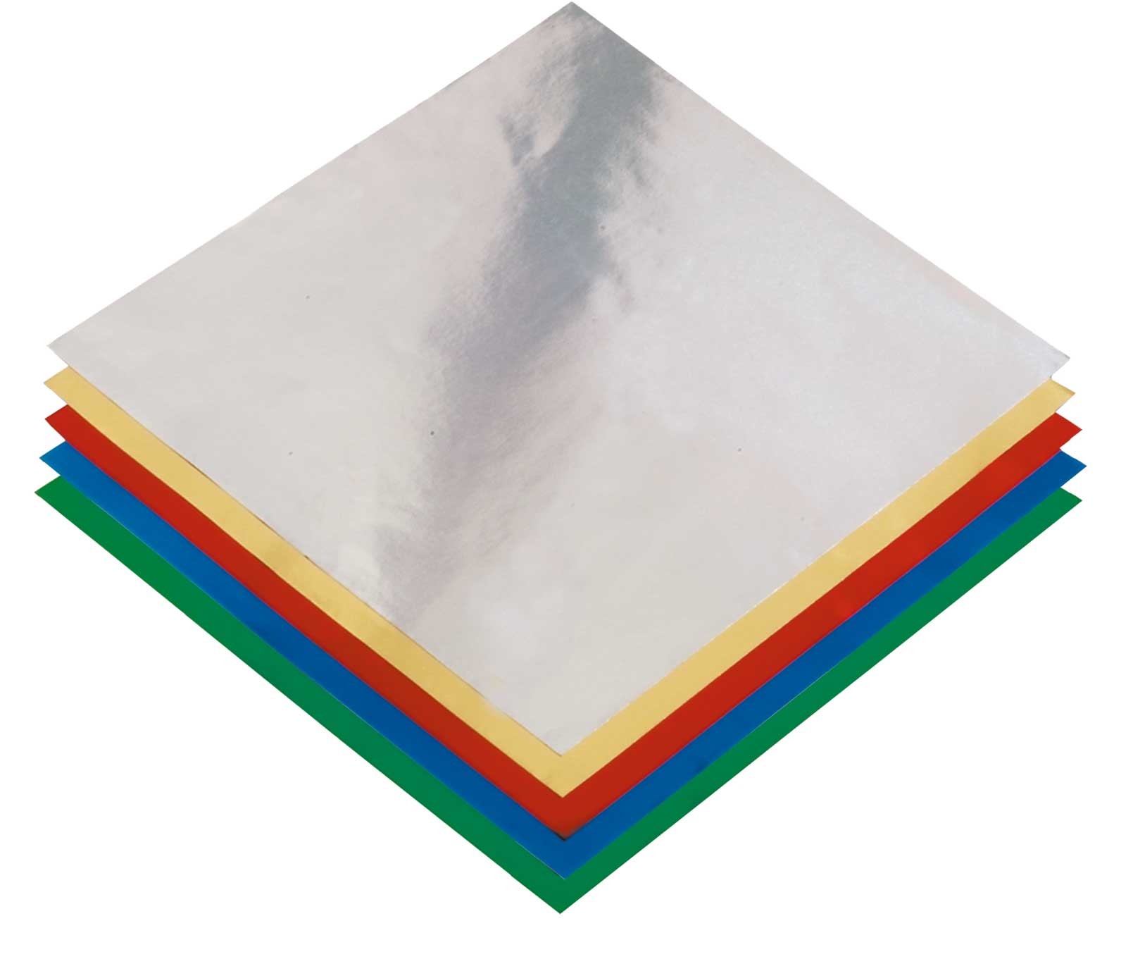 Alu Faltblätter 15x15cm