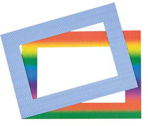 Stundenplanrahmen regenbogen