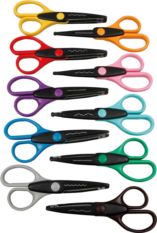 Kreativscherenset 10 Stück sortiert