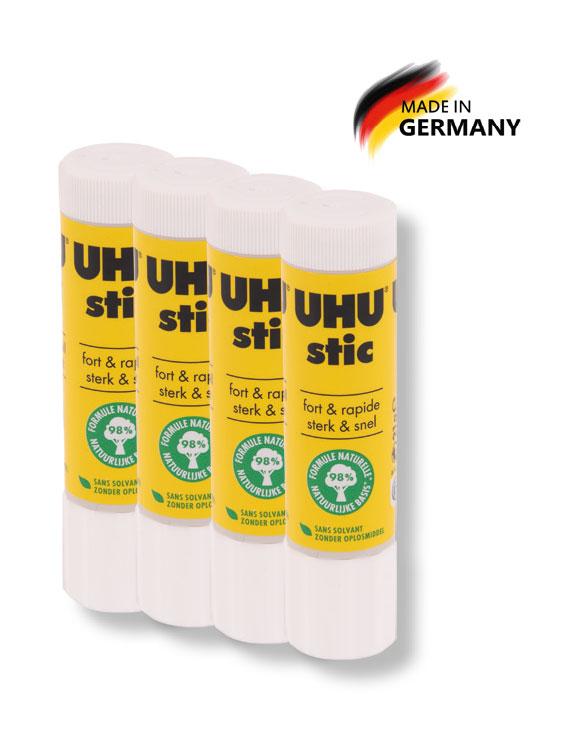UHU Klebestift 4 x 21 g, lösemittelfrei