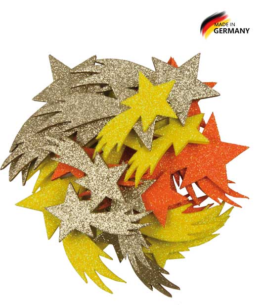 Glittersternenschweif 24 Stück sortiert