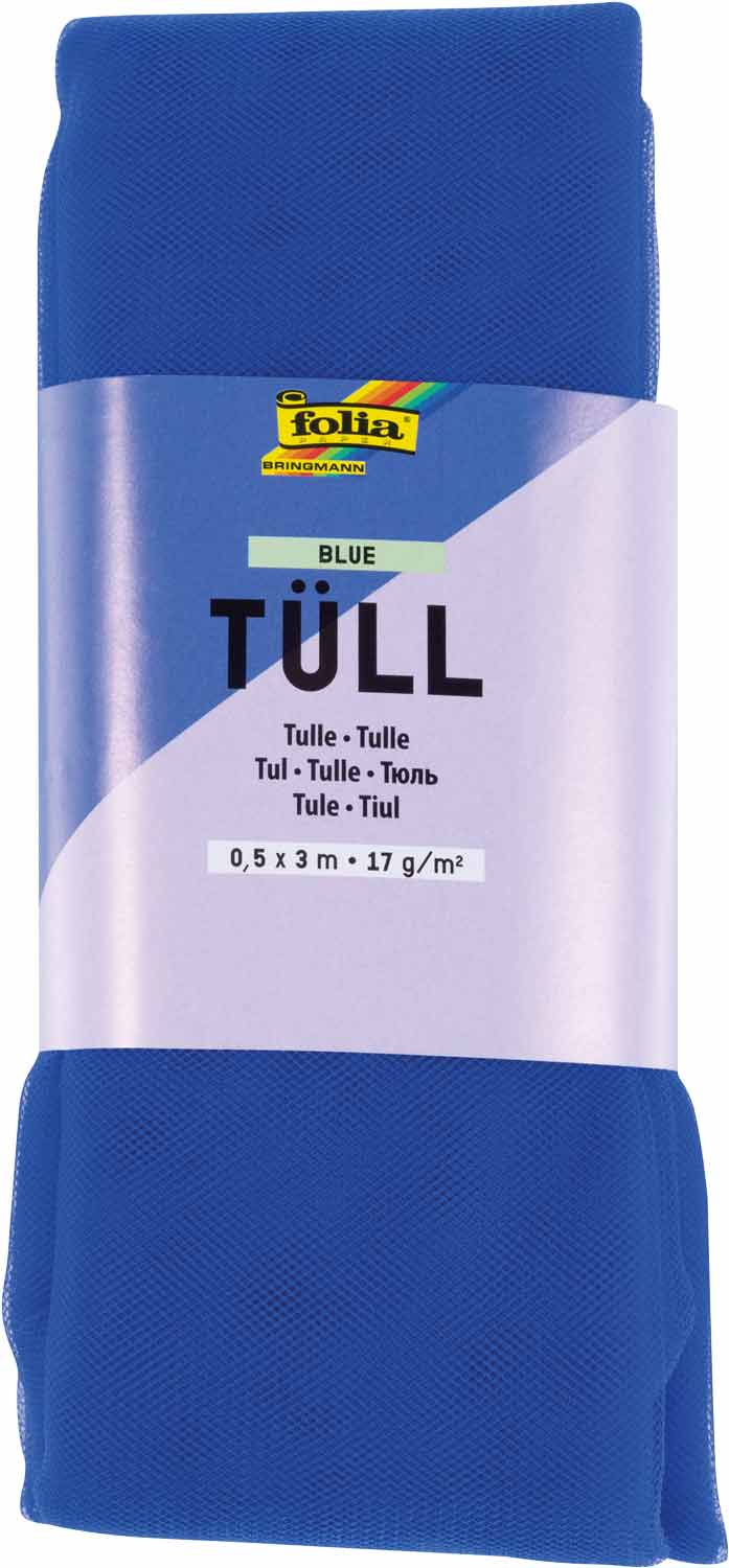 Tüll blau